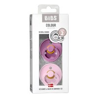 Bibs Colour Dudlíky z přírodního kaučuku - velikost 2, Levander/Baby Pink 2 ks