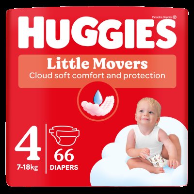 Huggies Ultra Comfort Jumbo 4, 66 ks