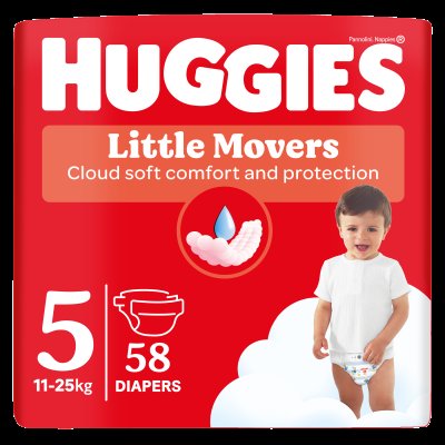 Huggies Ultra Comfort Jumbo 5, 58 ks