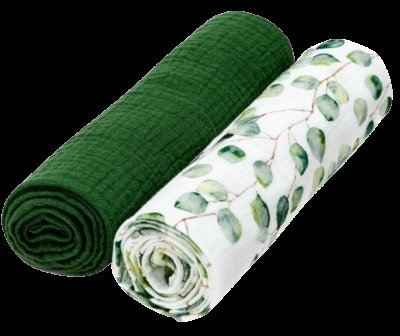 T-Tomi BIO Mušelínové pleny Eucalyptus 2 ks