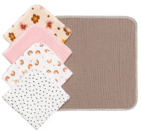 T-Tomi BIO Mušelínové ubrousky GIRL 5 ks