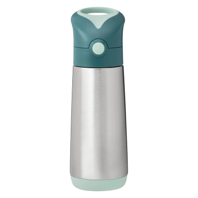 B.box Termoska na pití s brčkem - emerald forest 500ml