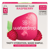 Waterdrop Flair malina, bezový květ, lipový květ 12 ks Waterdrop Flair malina, bezový květ, lipový květ 12 ks