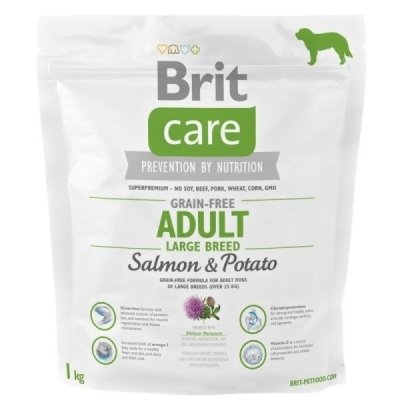 Brit Care Dog Grain-free Adult Large Breed Salmon & Potato 1 kg