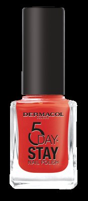 Dermacol Dlouhotrvající lak na nehty 5 Days Stay, 52 Too Hot 11 ml