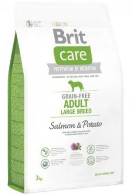 Brit Care Dog Grain-free Adult Large Breed Salmon & Potato 3 kg