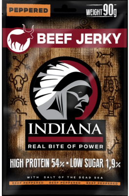 Indiana Jerky Beef Peppered 90 g