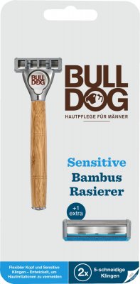 Bulldog Sensitive Bamboo + hlavice 2 ks