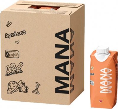 Mana Drink Apricot Mark 7 hotové jídlo 12 x 330 ml