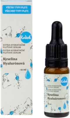 Kvitok Hydratační pleťové sérum - Kyselina hyaluronová 10 ml