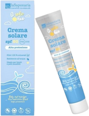 laSaponaria Opalovací krém pro děti a citlivou pokožku SPF 50 BIO 40 ml laSaponaria Opalovací krém pro děti a citlivou pokožku SPF 50 BIO 40 ml