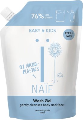 Naïf Čisticí a mycí gel pro děti a miminka - náhradní náplň 500 ml