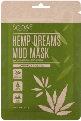 Soo'AE Hemp Dreams bahenní pleťová maska 12 g