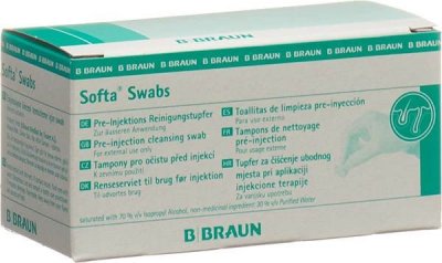 B.Braun Softa swabs tampóny na očistu kůže 100 ks