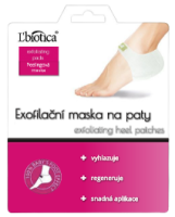 L'biotica Exfolikační maska na paty 1 ks