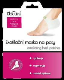L'biotica Exfolikační maska na paty 1 ks