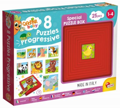 Liscianigioch Carotina Baby 8xPuzzle - Zvířátka