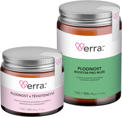 Verra Verra Komplex Plodnost & Těhotenství 60 kapslí + Plodnost Booster pro muže 180 kapslí Verra Verra Komplex Plodnost & Těhotenství 60 kapslí + Plodnost Booster pro muže 180 kapslí