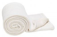 T-Tomi Pletená deka Winter White waves