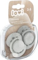 Lovi Silikonový dynamický dudlík HARMONY kluk 3-6m 2 ks Lovi Silikonový dynamický dudlík HARMONY kluk 3-6m 2 ks