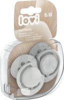 Lovi Silikonový dynamický dudlík HARMONY kluk 6-18m 2 ks Lovi Silikonový dynamický dudlík HARMONY kluk 6-18m 2 ks