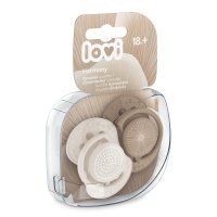 Lovi Silikonový dynamický dudlík HARMONY holka 18m+ 2 ks Lovi Silikonový dynamický dudlík HARMONY holka 18m+ 2 ks