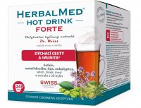 Dr.Weiss HERBALMED HotDrink doplněk stravy pro podporu zdraví dýchacích cest 24 ks