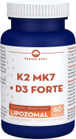 Pharma Activ Lipozomal K2 MK7 + D3 FORTE 60 tobolek