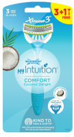 Wilkinson Sword Wilkinson sword MY Intuition Comfort Coconut Delight jednorázový holicí strojek 4 ks Wilkinson Sword Wilkinson sword MY Intuition Comfort Coconut Delight jednorázový holicí strojek 4 ks
