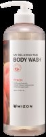 Mizon My Relaxing Time Body Wash úžasná broskev sprchový gel 800 ml