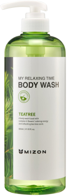 Mizon My Relaxing Time Body Wash Tea tree sprchový gel 800 ml Mizon My Relaxing Time Body Wash Tea tree sprchový gel 800 ml