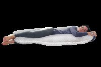 Scamp Těhotenský polštář tvar U 75x135 cm Little Heart Grey Scamp Těhotenský polštář tvar U 75x135 cm Little Heart Grey