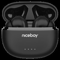 Niceboy Bezdrátová sluchátka HIVE Pins ANC 3 černá