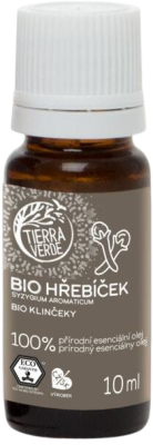 Tierra Verde Esenciální olej BIO Hřebíček 10 ml