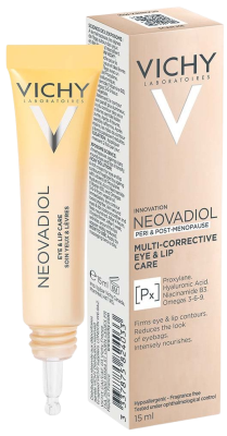 Vichy Neovadiol Peri & Post-Menopause Bohatý krém na kontury očí a rtů zcitlivěné stárnutím 15 ml Vichy Neovadiol Peri & Post-Menopause Bohatý krém na kontury očí a rtů zcitlivěné stárnutím 15 ml