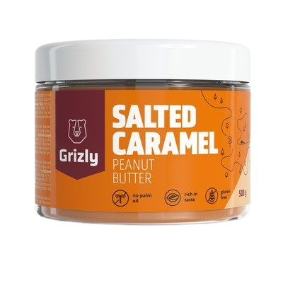 Grizly Arašídový krém slaný karamel 500 g