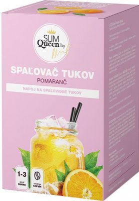 SLIM Queen Nápoj na spalování tuků, pomeranč 15 x 75 g