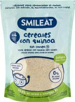 Smileat Organic kaše Kojenecké cereálie bez lepku s quinoou 4m+ 200 g Smileat Organic kaše Kojenecké cereálie bez lepku s quinoou 4m+ 200 g