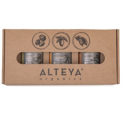 Alteya Organics bio organická másla 4 x 80 g dárková sada