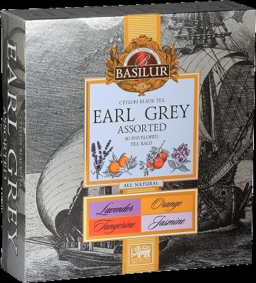 Basilur Earl Grey Assorted přebal 40 x 2 g