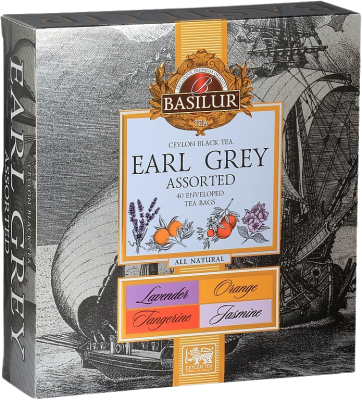 Basilur Earl Grey Assorted přebal 40 x 2 g