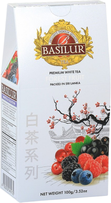 Basilur White Tea Forest Fruit papír 100 g