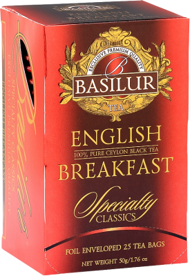 Basilur Specialty English Breakfast přebal 25 x 2 g