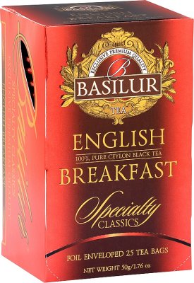 Basilur Specialty English Breakfast přebal 25 x 2 g