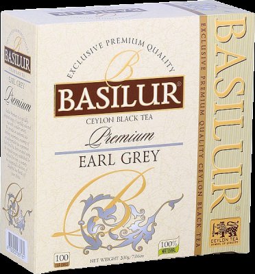 Basilur Premium Earl Grey nepřebal 100 x 2 g