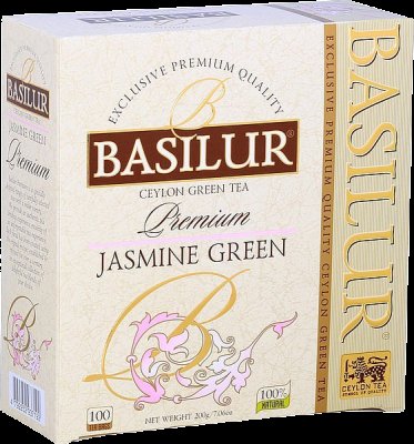 Basilur Premium Jasmine Green nepřebal 100 x 2 g
