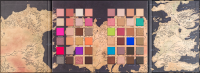 Revolution X Game of Thrones Westeros Map Palette, paletka očních stínů