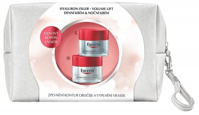 Eucerin Hyaluron-Filler + Volume-Lift denní + noční krém 2 x 50 ml dárková sada