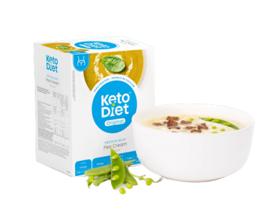 KetoDiet Proteinová polévka - hrachová 7 ks