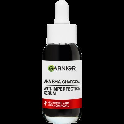 Garnier Pure Active sérum proti nedokonalostem AHA + BHA Charcoal 30 ml